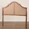 Baxton Studio Camila Classic and Traditional Ash Walnut Finished Wood Queen Size Headboard with Rattan 238-12668-ZORO - alternate 9